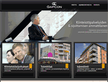 Tablet Screenshot of gapcon.fi